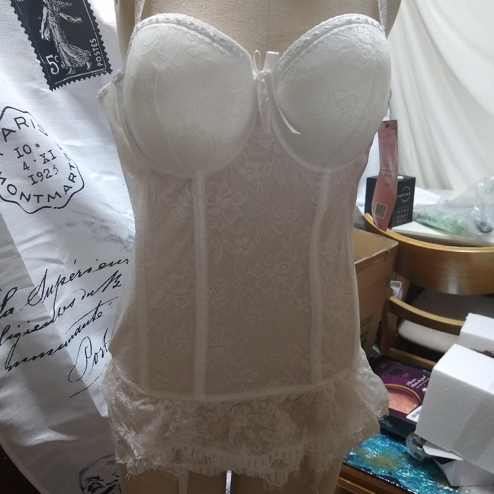 White lingerie set 1x/2x